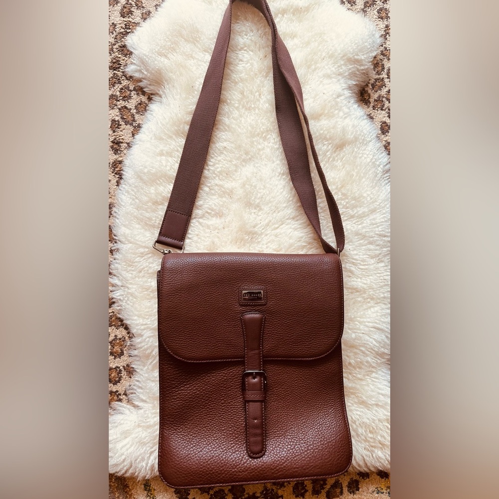 NEW Ted Baker Chocolate Brown Flight Crossbody Bag